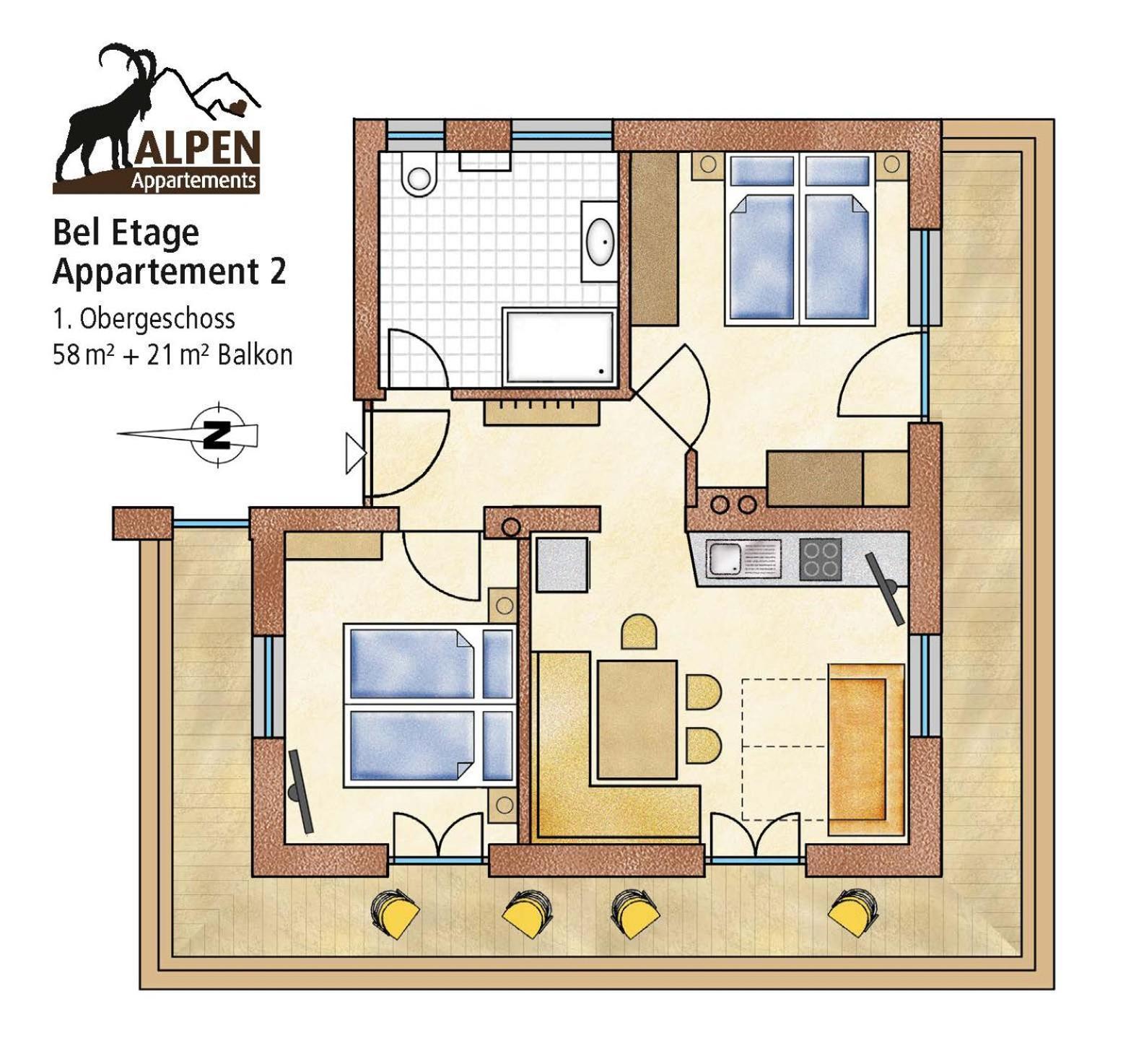 Alpen Appartement Beletage Майерхофен Стая снимка